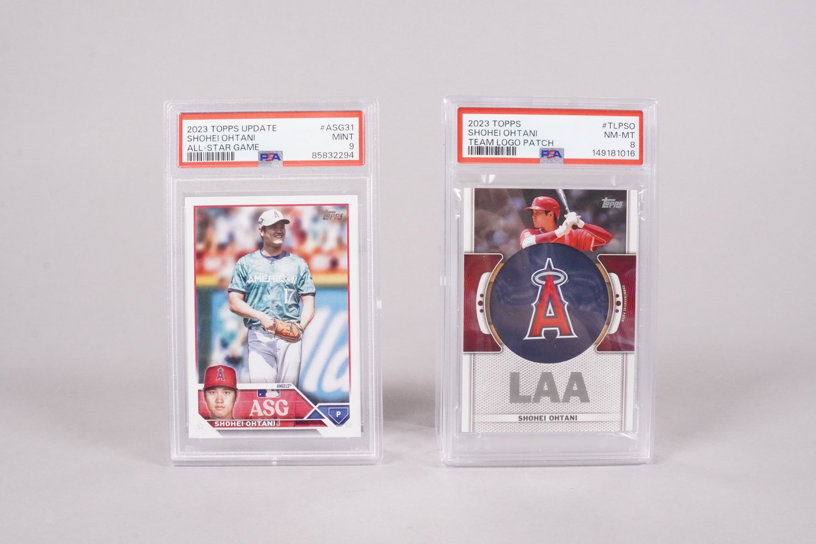 Lots Shohei Ohtani cards PSA: Lots Shohei Ohtani cards, PSA graded.
