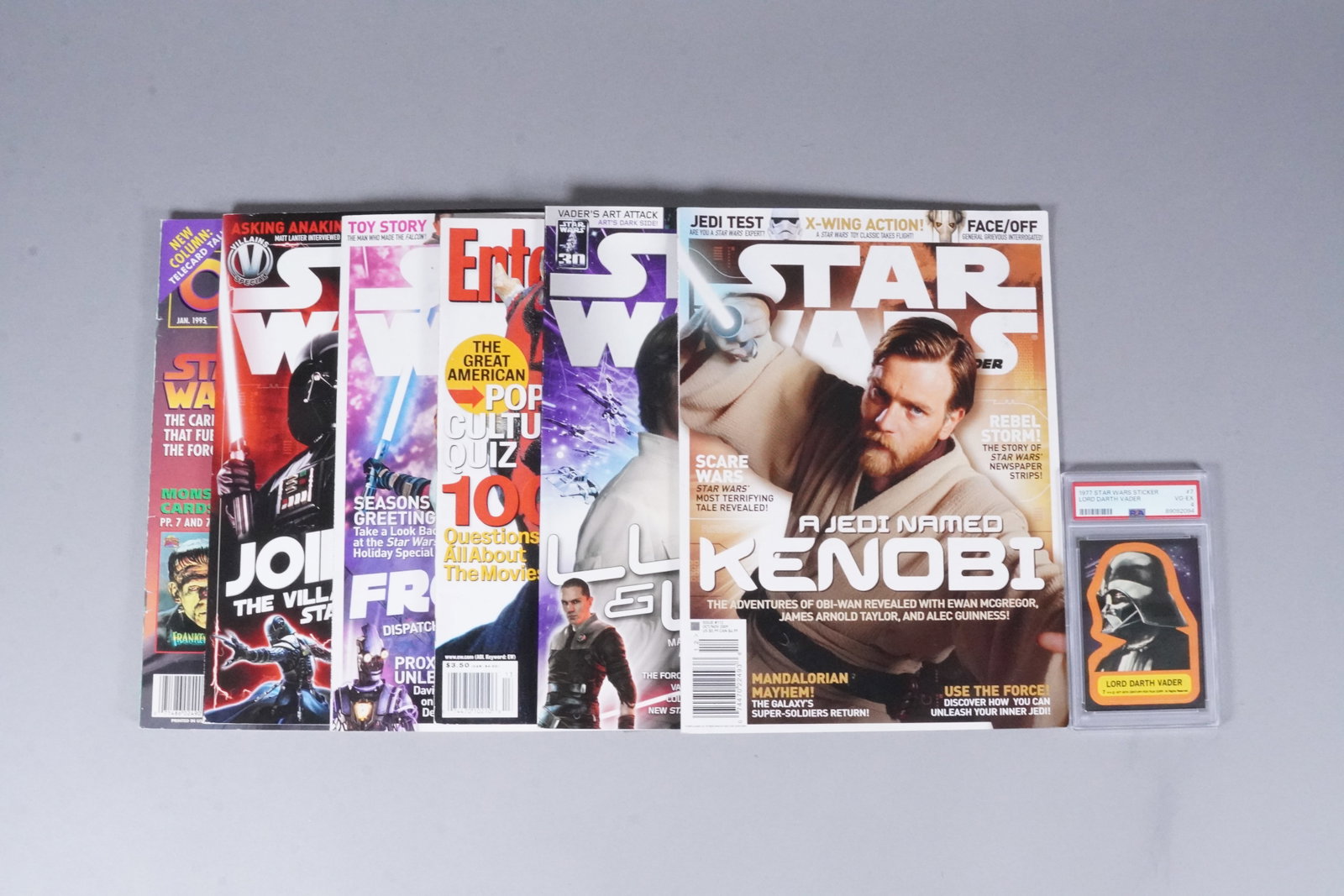 Lots Star Wars magazine and card PSA (1 of 6)