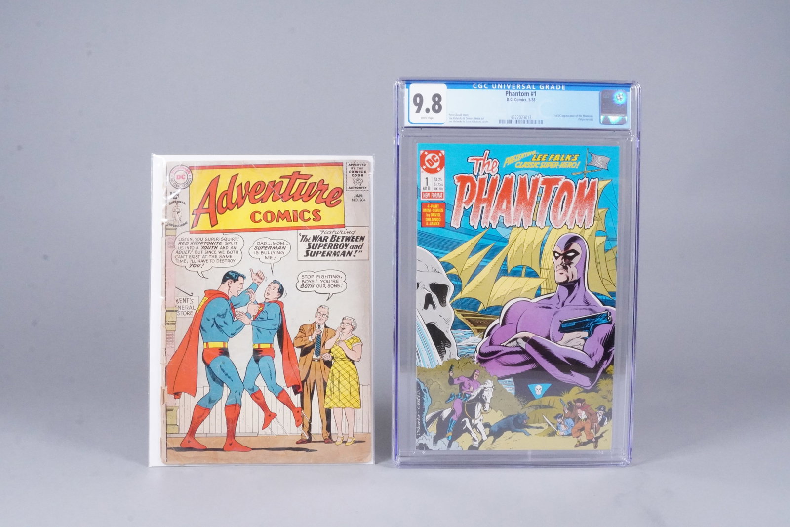 Phantom comic CGC and Superman comic (1 of 6)