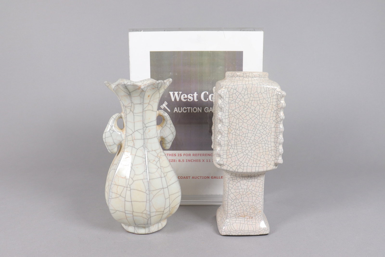 2 Chinese crackled vase - 2