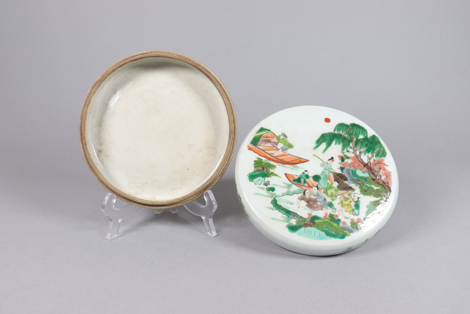 Lots Chinese round box - 5
