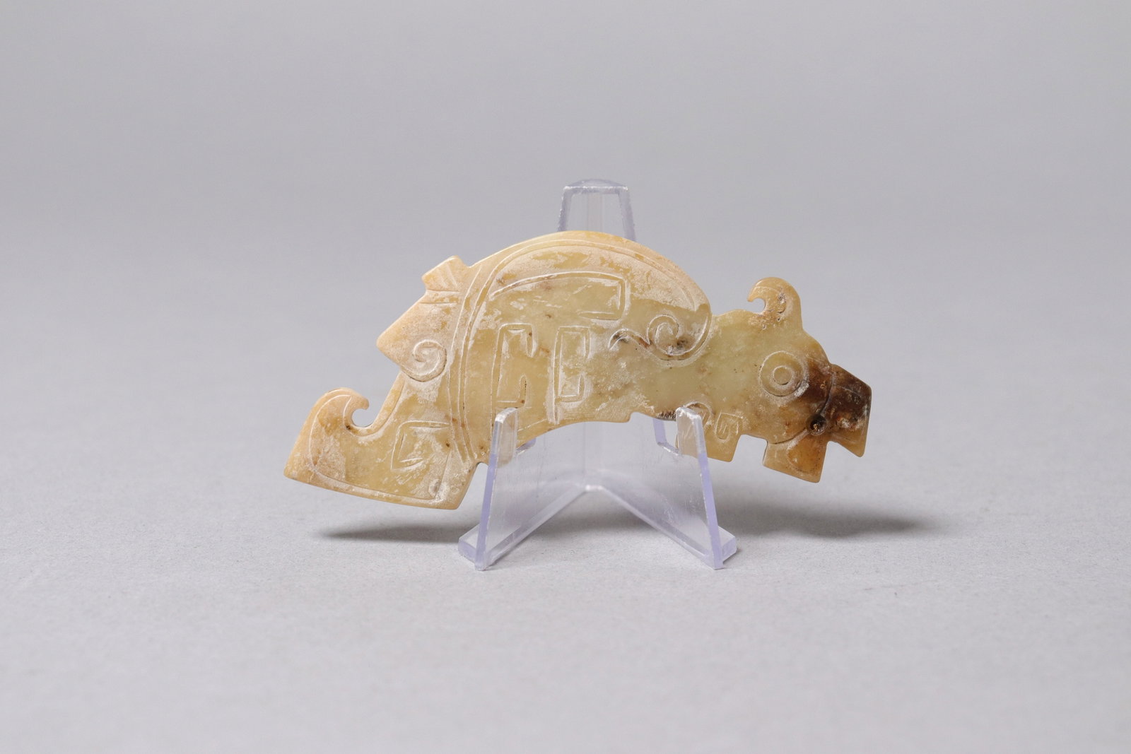 Chinese fine antique jade ornament: Chinese fine antique jade ornament.