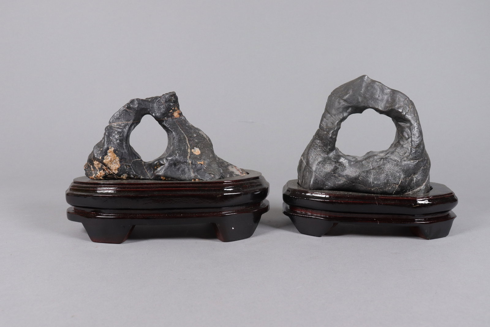 2 Chinese scholar stone with stands (1 of 7)