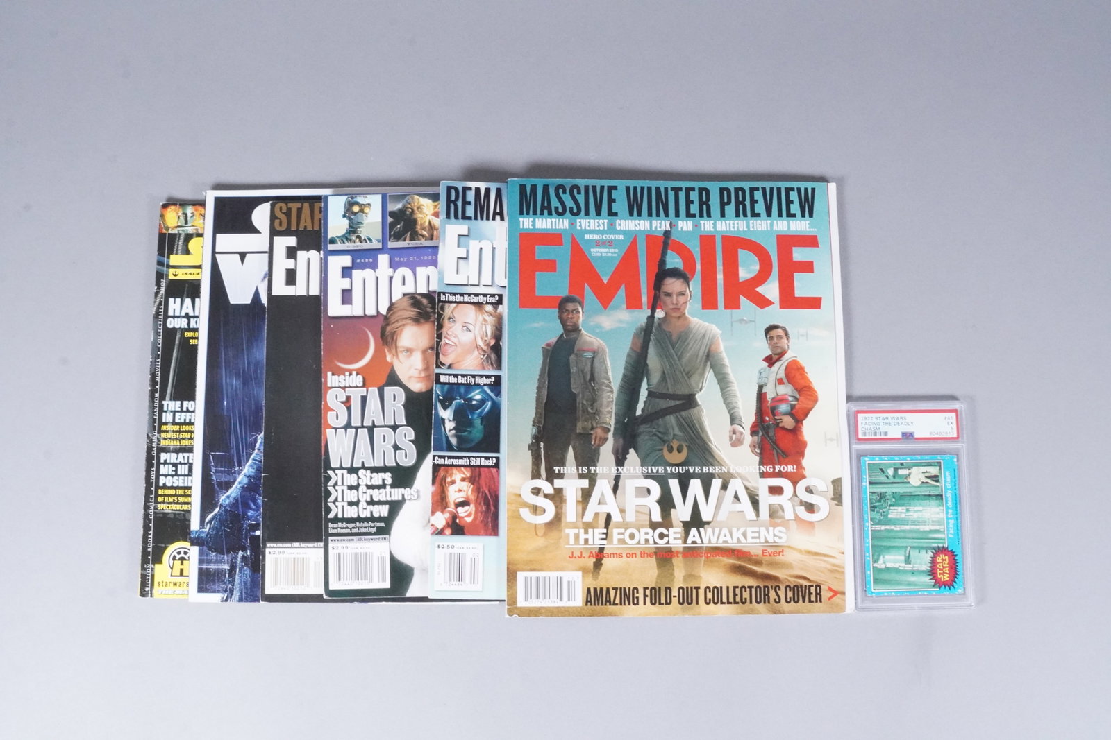 Lots Star Wars magazine and card PSA (1 of 6)