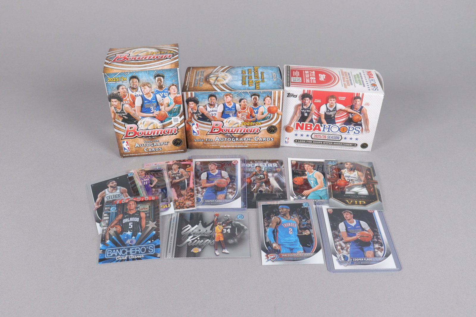Lots opened pack raw basketball cards: Lots opened pack raw basketball cards. Cooper Flagg rookie.