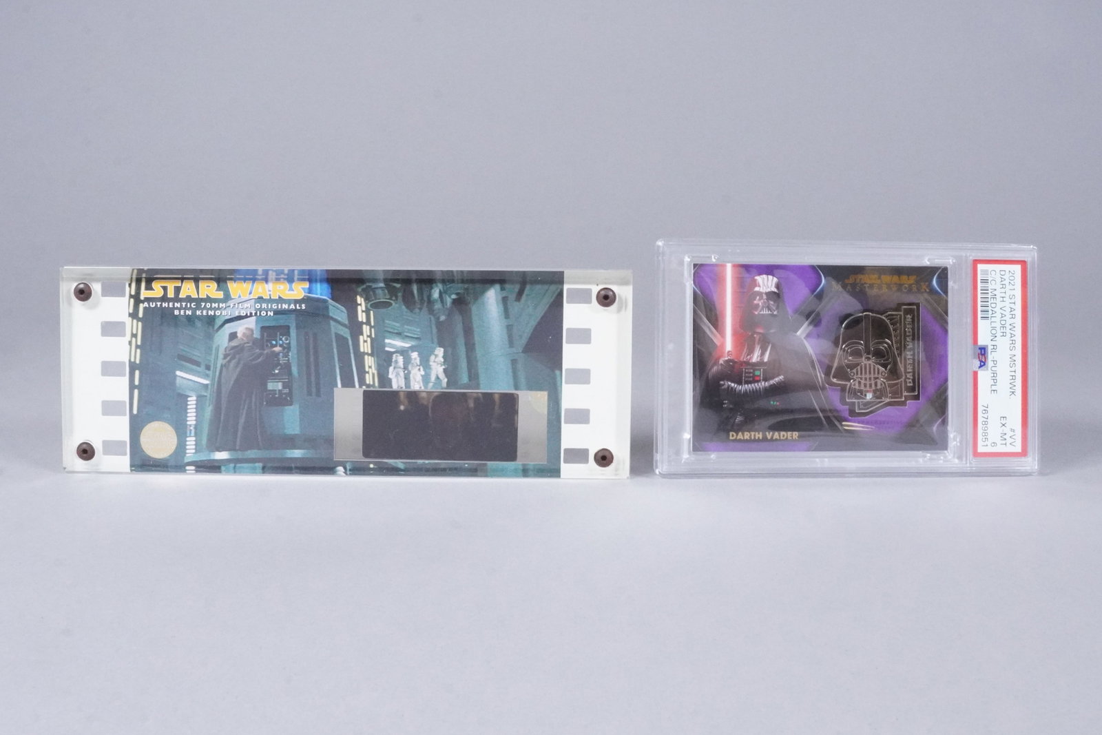 Star Wars card and original Star Wars movie cell (1 of 6)