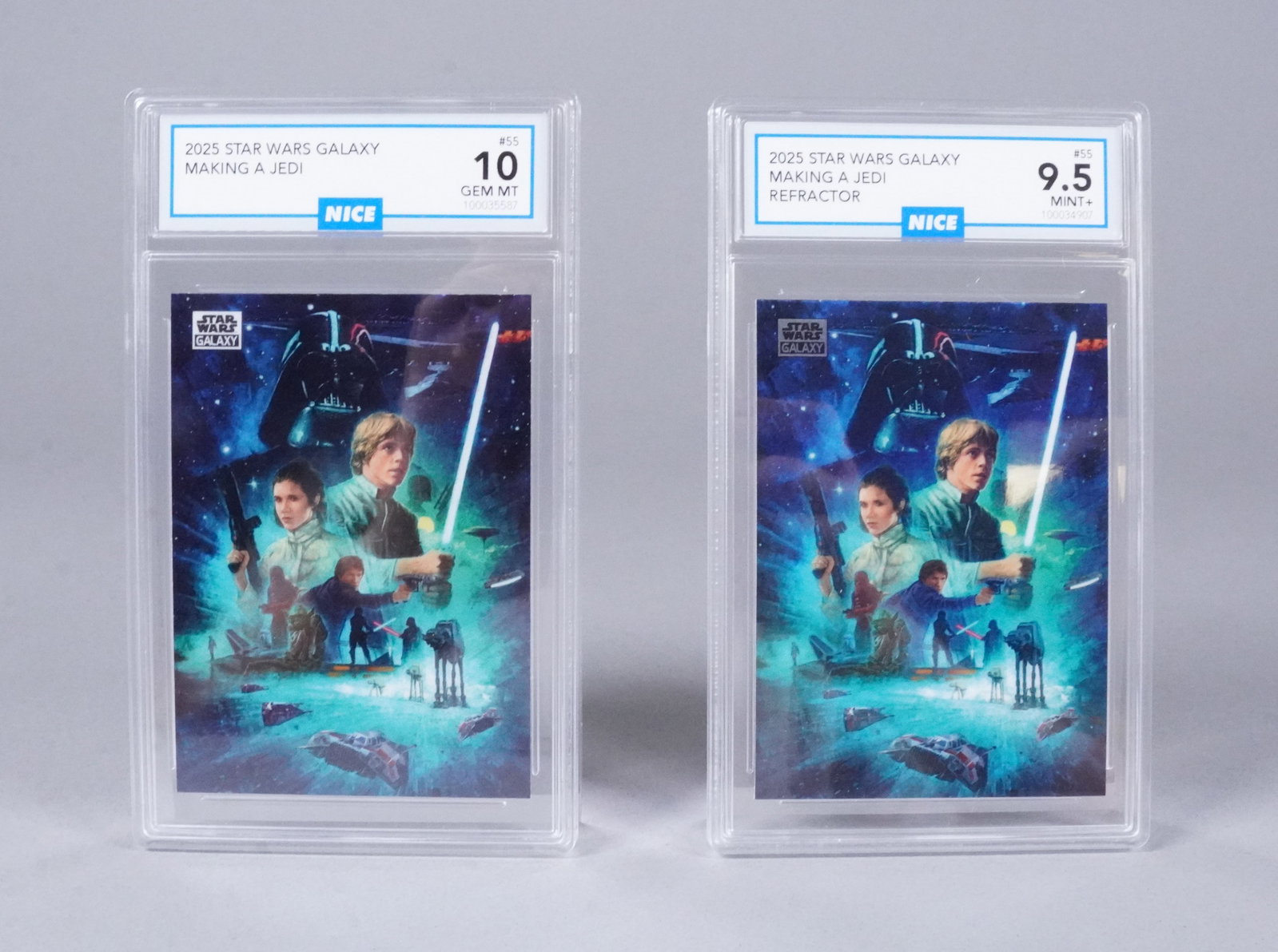 2 Star Wars card as is: 2 Star Wars card, as is.