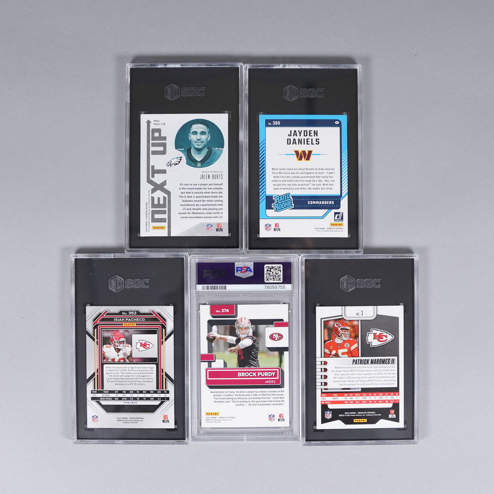 Lots NFL graded cards - 2