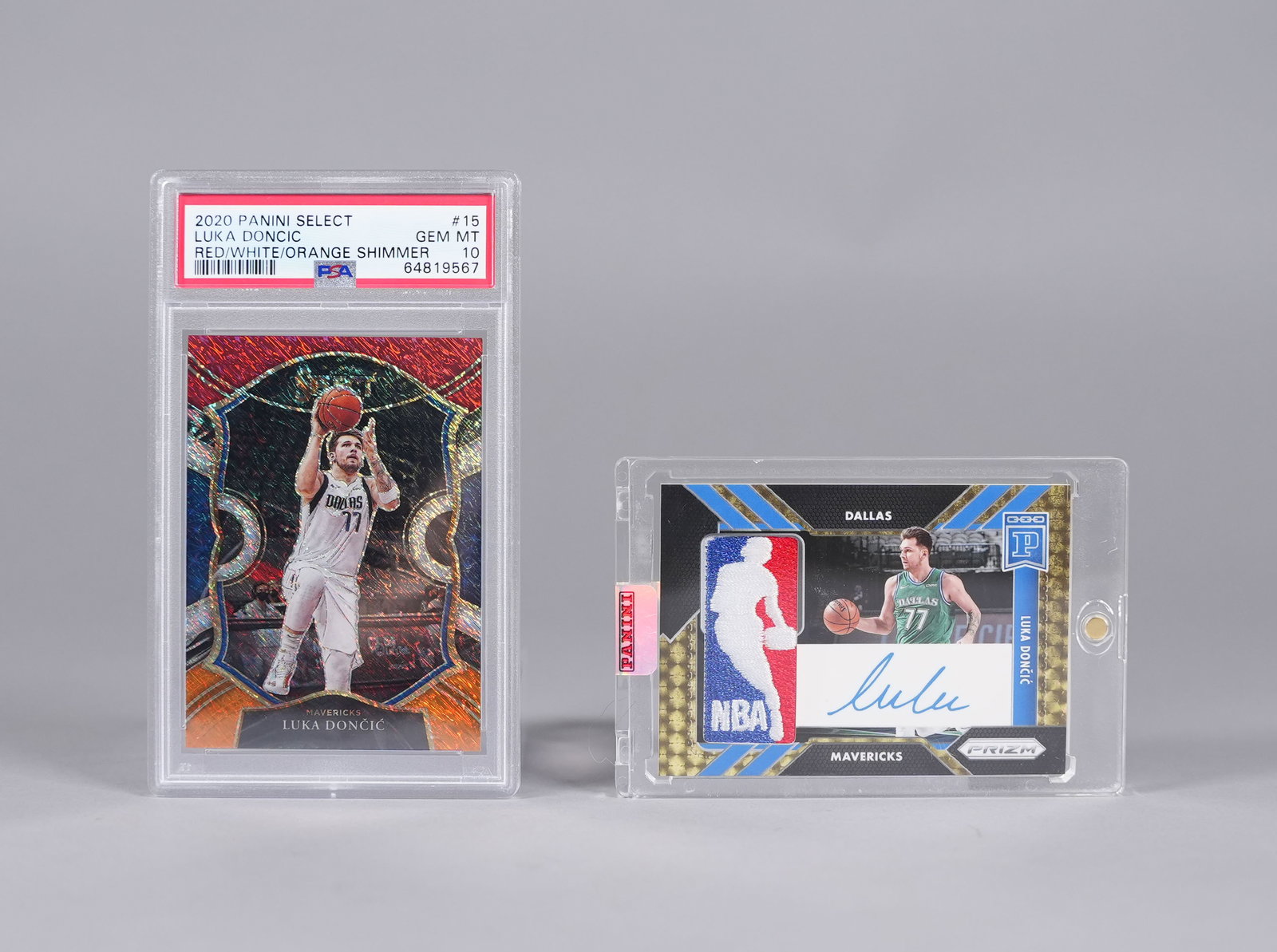 2 Luka Doncic cards estate: 2 Luka Doncic baksetball cards, all sales are final, no return. Condition selling it as is.