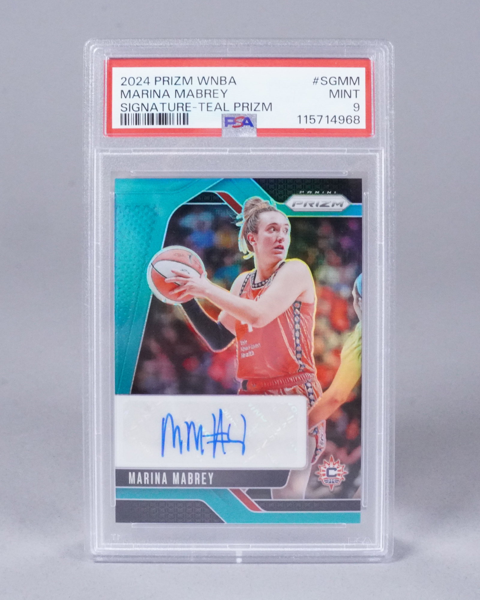 2024 WNBA Marina Mabrey PSA card: 2024 WNBA Marina Mabrey PSA 9 card.