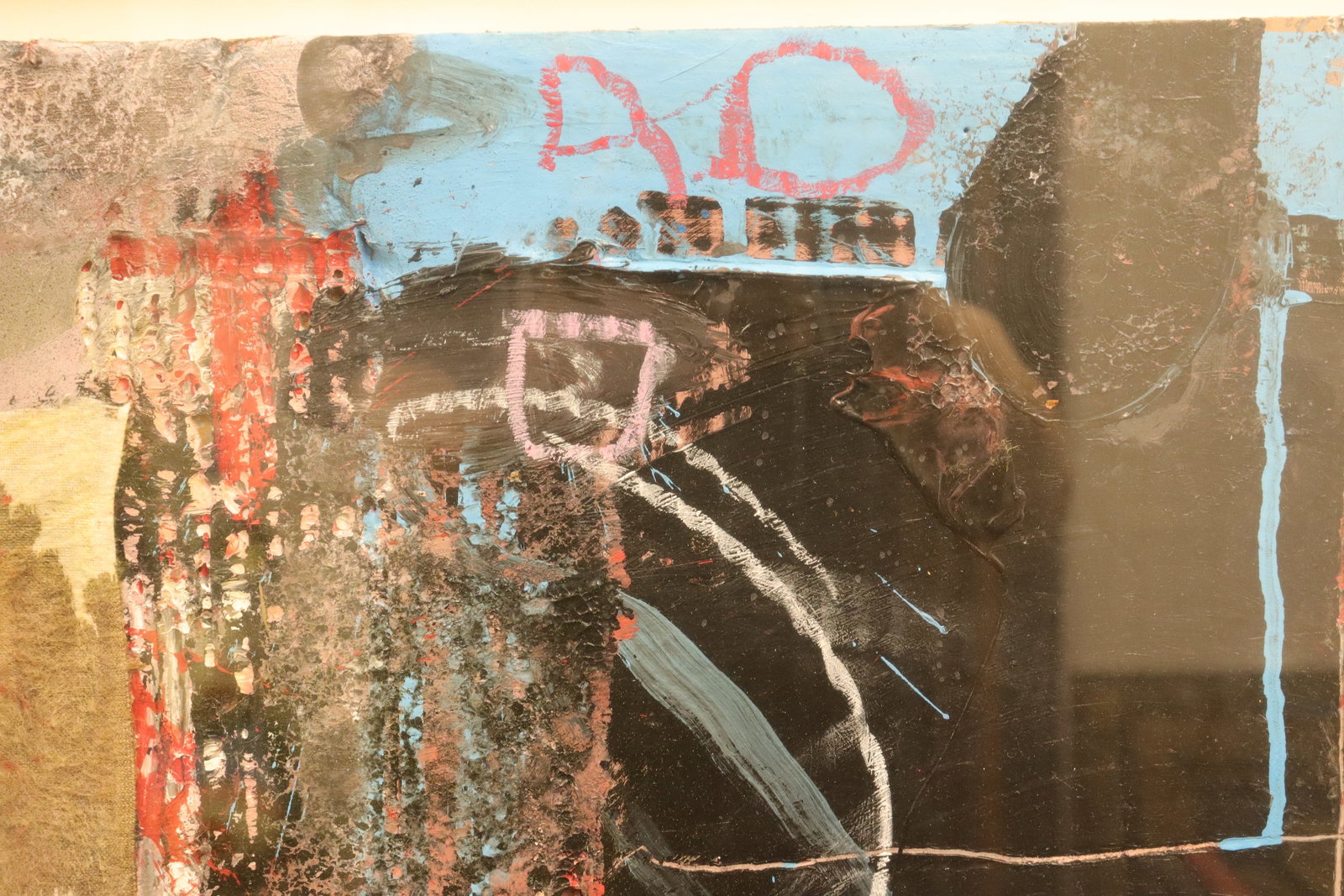 James Havard Mimbres 1990 mixed media art original artwork. - 3