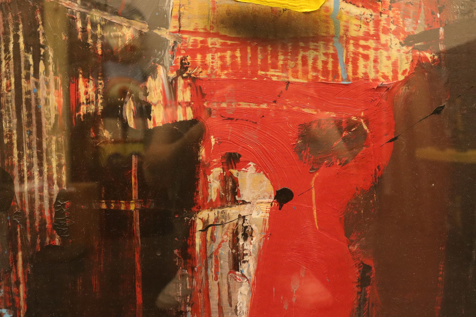 James Havard Mimbres 1990 mixed media art original artwork. - 6