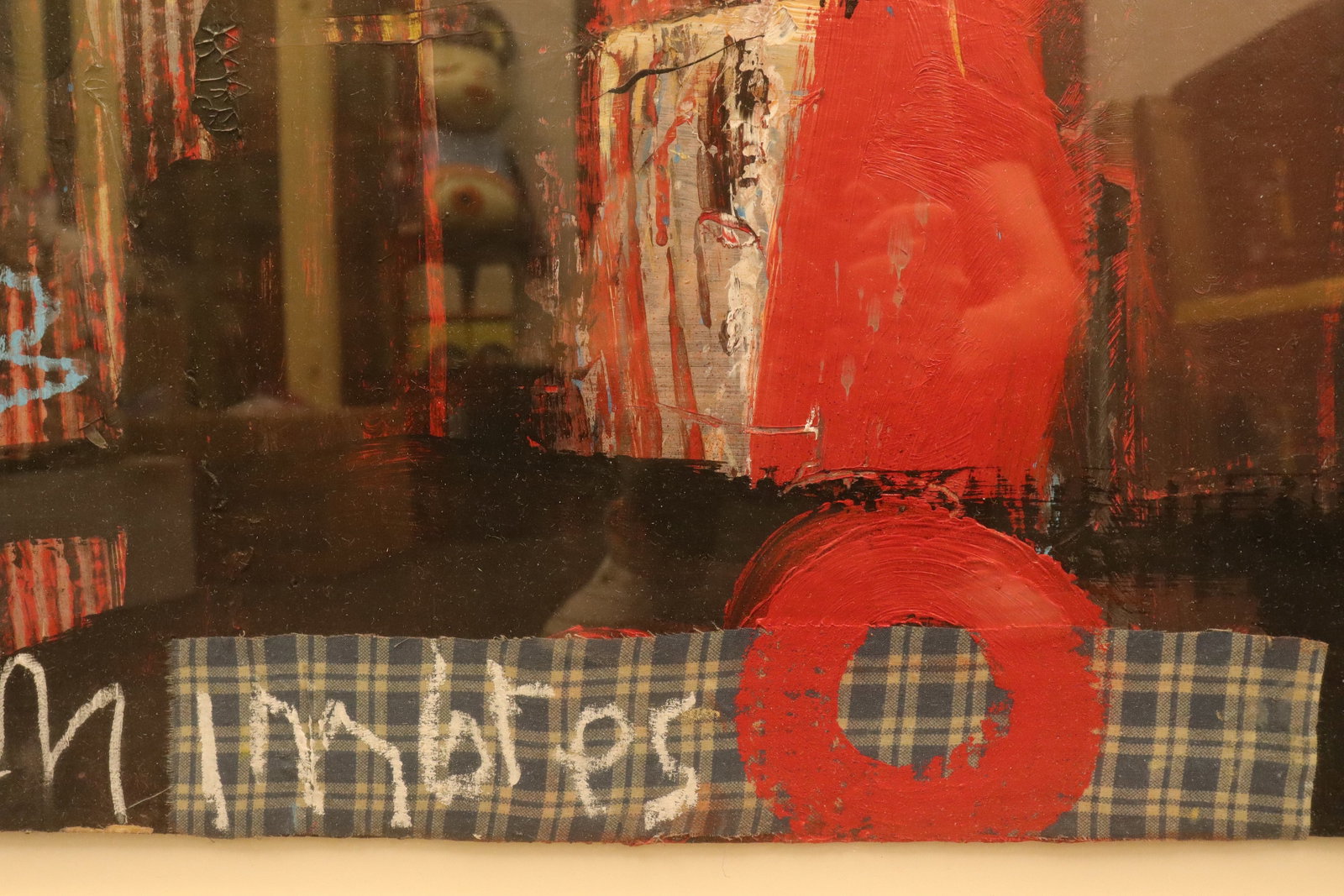 James Havard Mimbres 1990 mixed media art original artwork. - 7