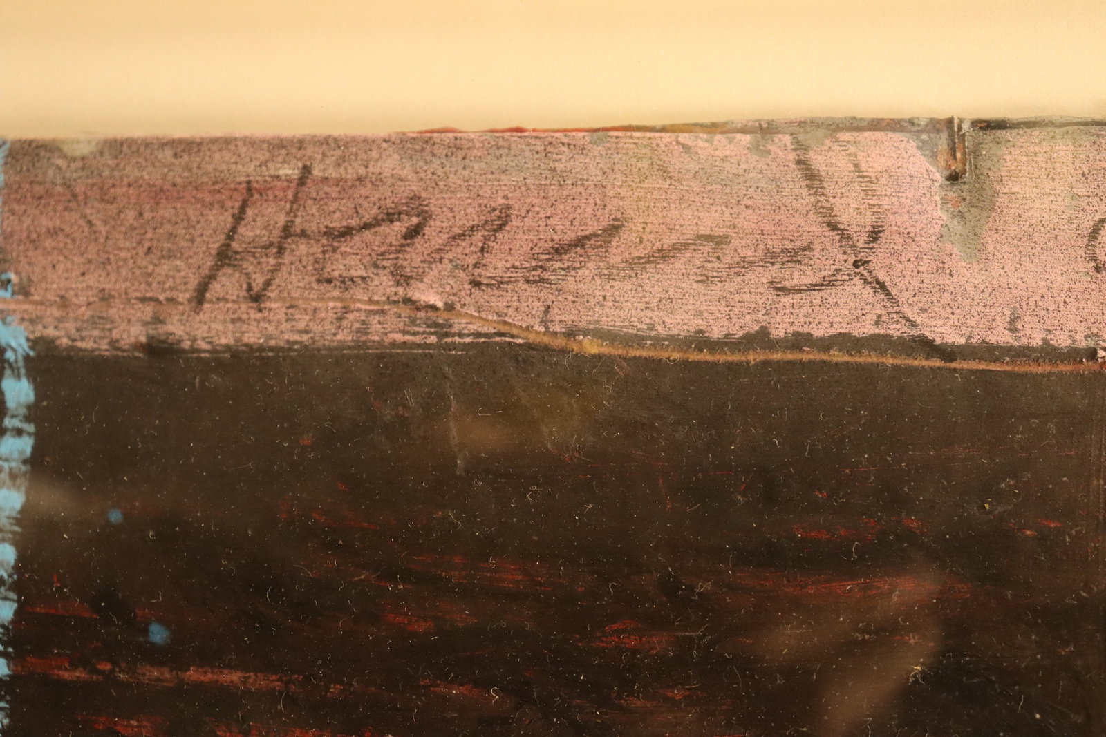 James Havard Mimbres 1990 mixed media art original artwork. - 8