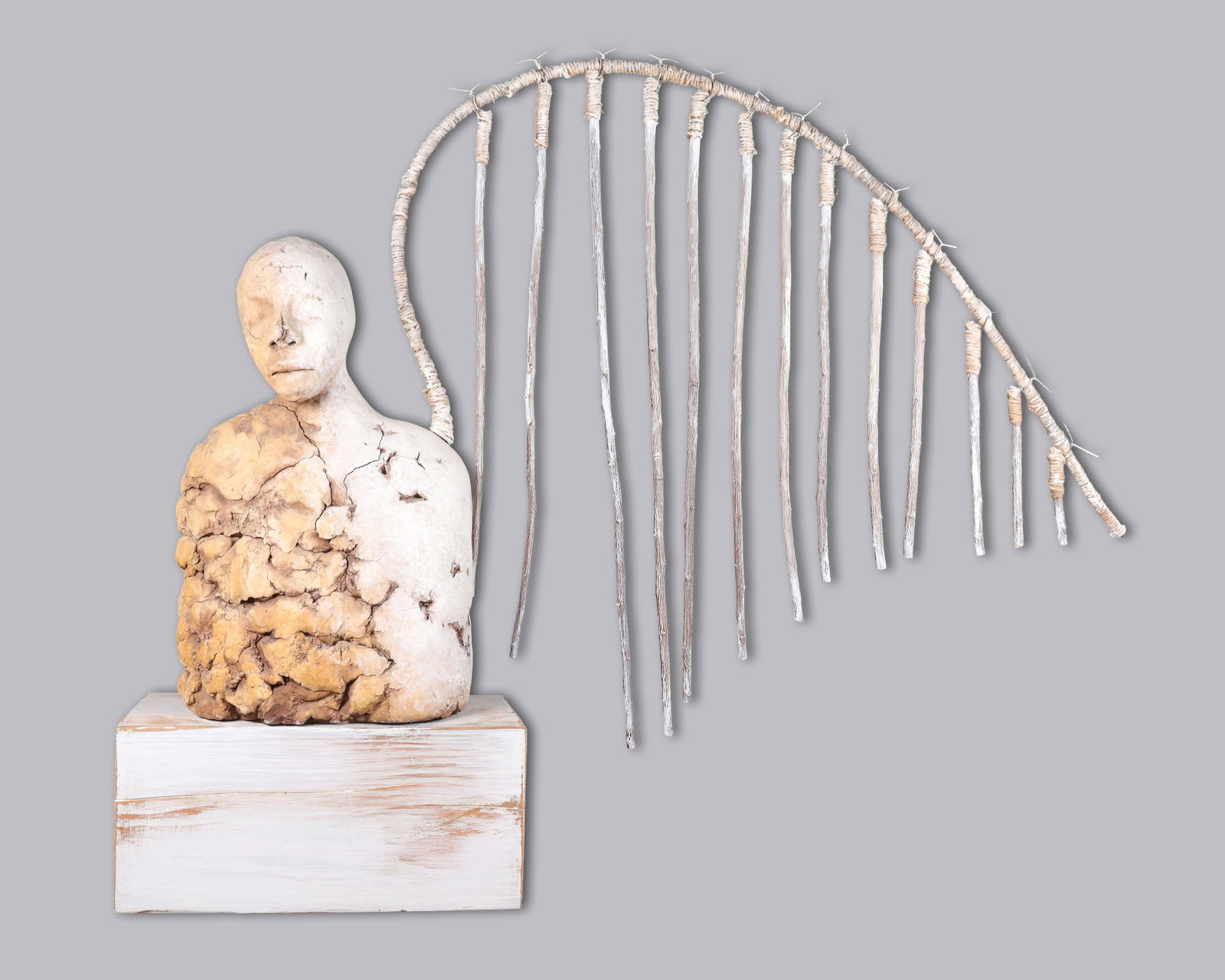 William Catling Dream of Flight statue: William Catling original statue, titled Dream of Flight. H: 27" x W: 15.5."