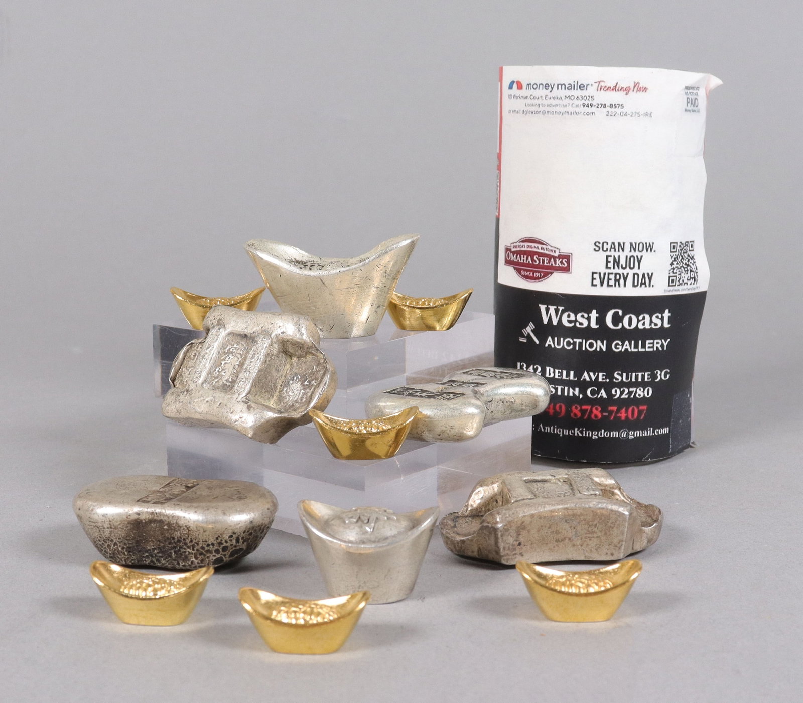 Lots ingots ungraded - 2