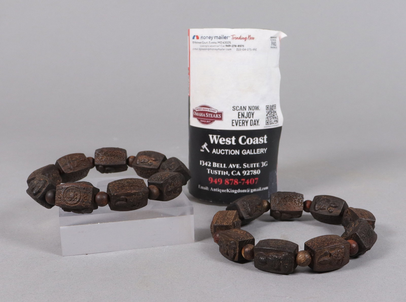 Lots fine carved bracelets - 2