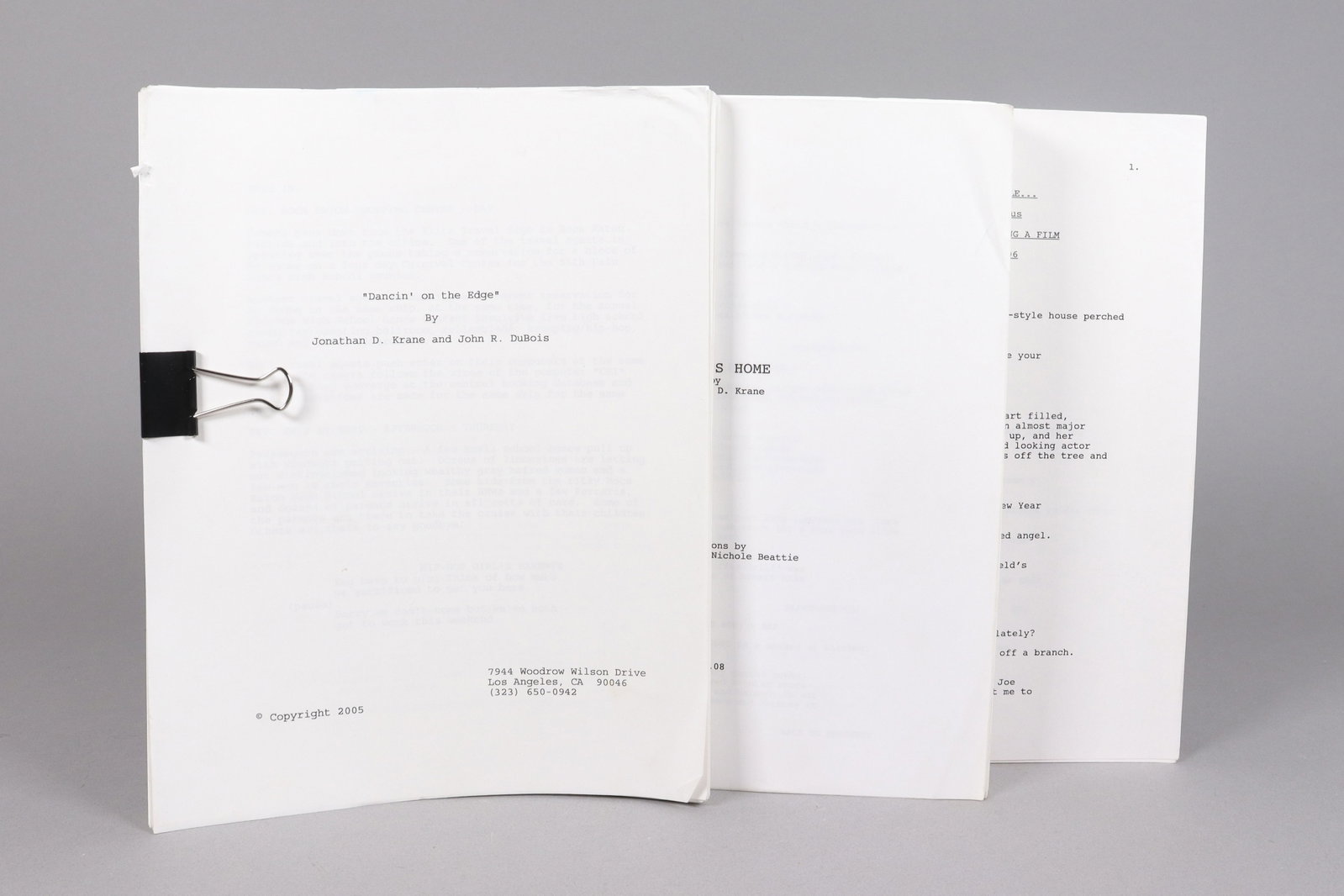 Lots movie scripts: Lots movie scripts, estate.