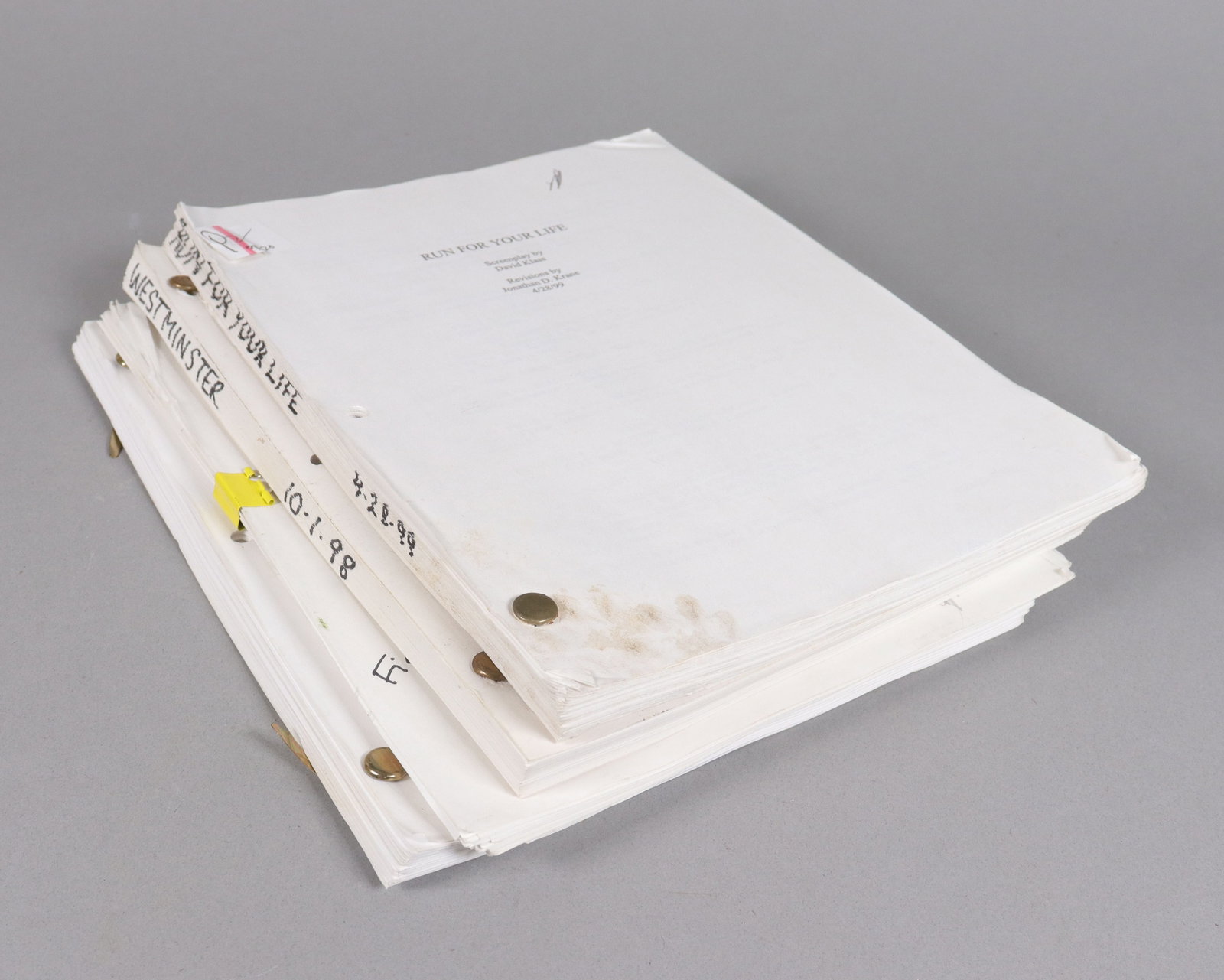 Lots movie scripts: Lots movie scripts, estate.