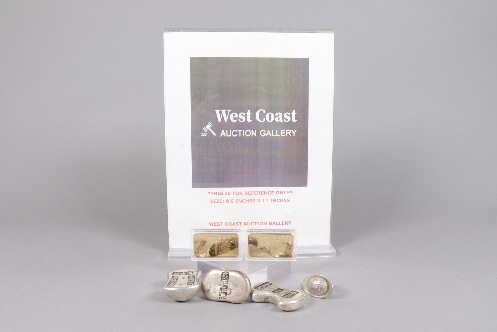 Lots ingots ungraded - 2