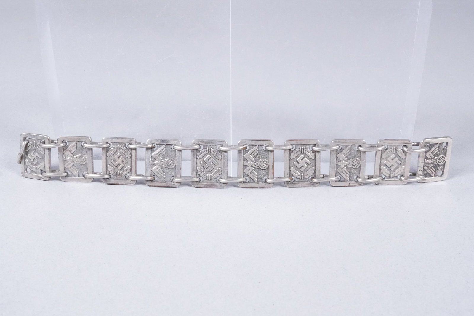 Nazi fine carved bracelet estate: Nazi fine carved bracelet from an estate. Possibly from 3rd Reich era.