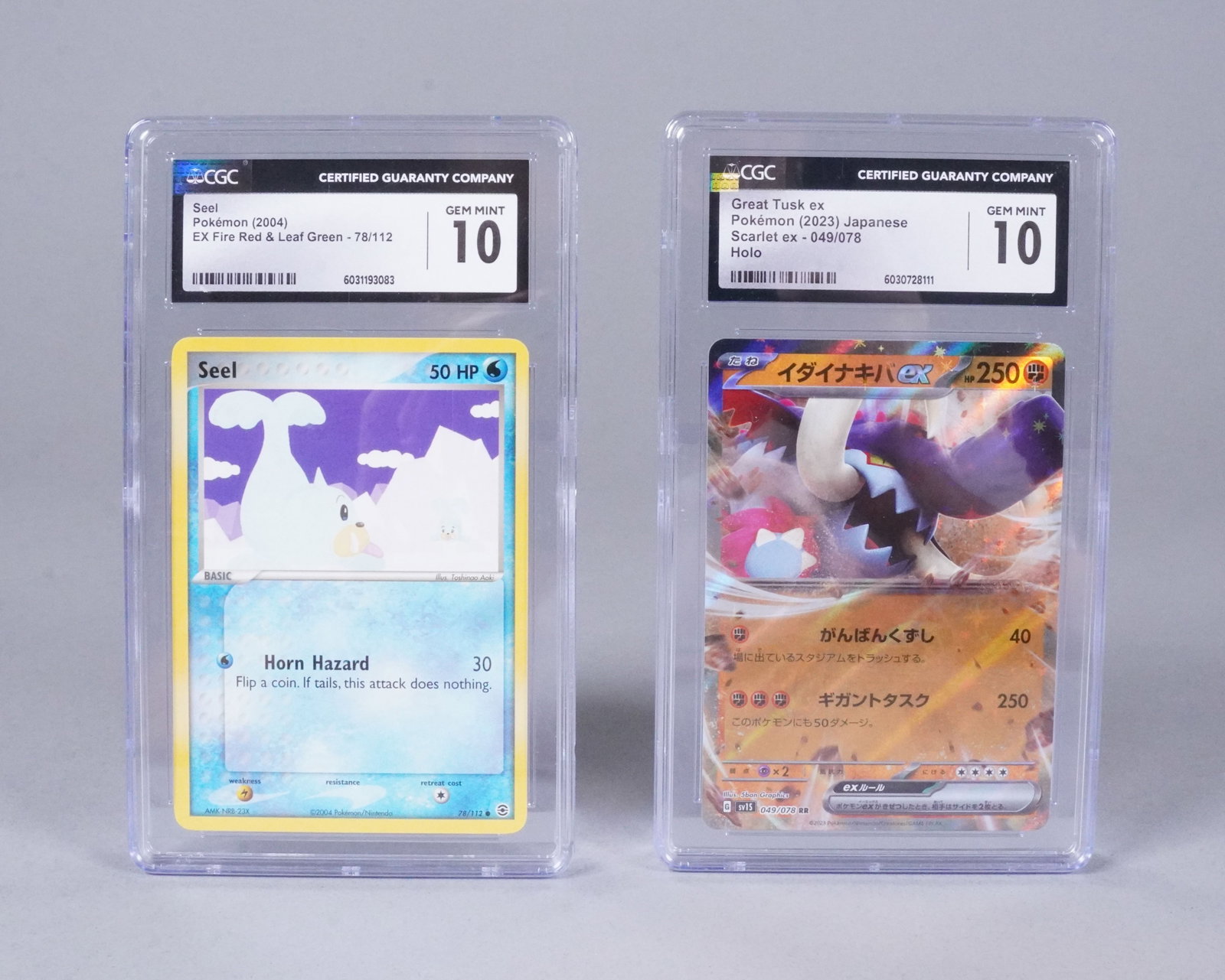 2 Pokmeon cards CGC graded: 2 Pokemon cards CGC graded.