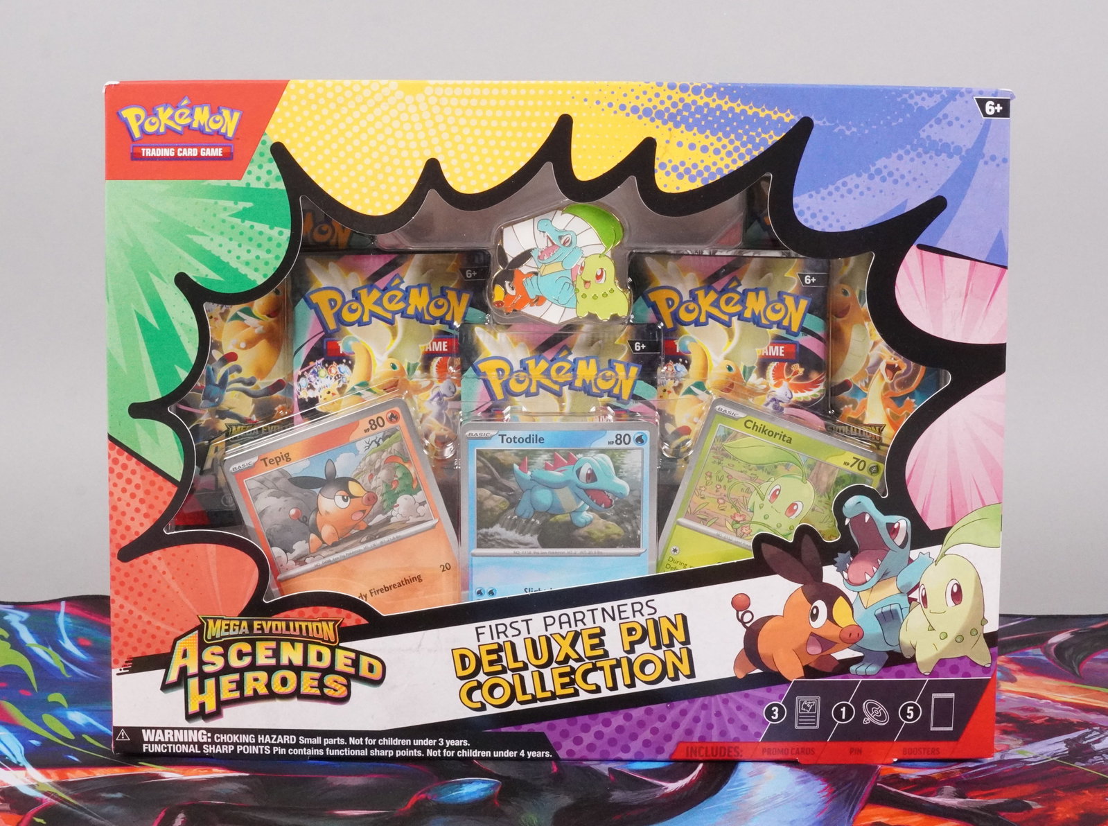 5 Pokemon sealed packs Ascended Heroes: 5 Pokemon sealed packs Ascended Heroes box.
