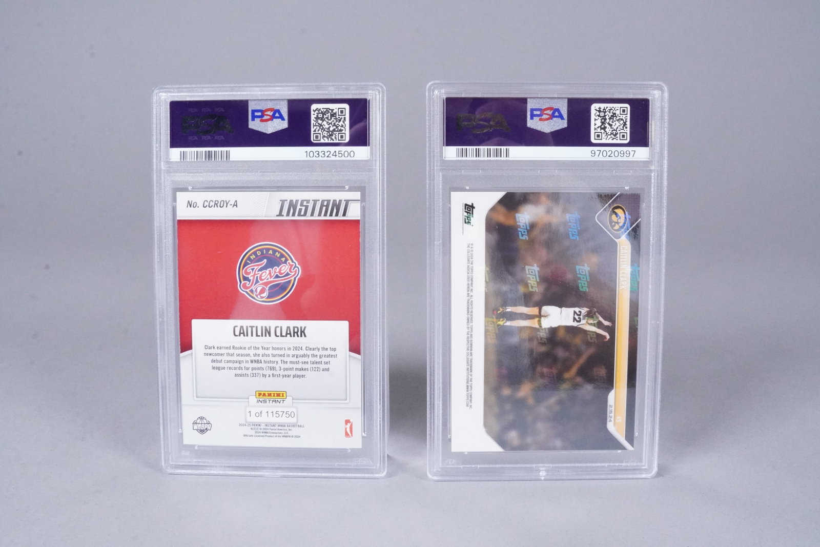 2 Caitlin Clark card PSA - 4