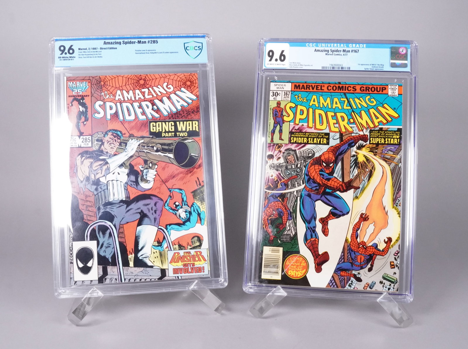 2 Amazing Spiderman comic book CGC: 2 Amazing Spiderman comic books, CGC graded.