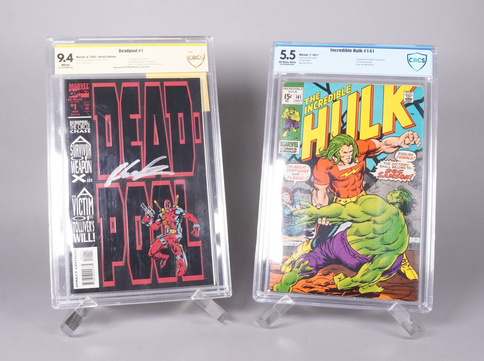 2 vintage Marvel comic books CGC (1 of 6)