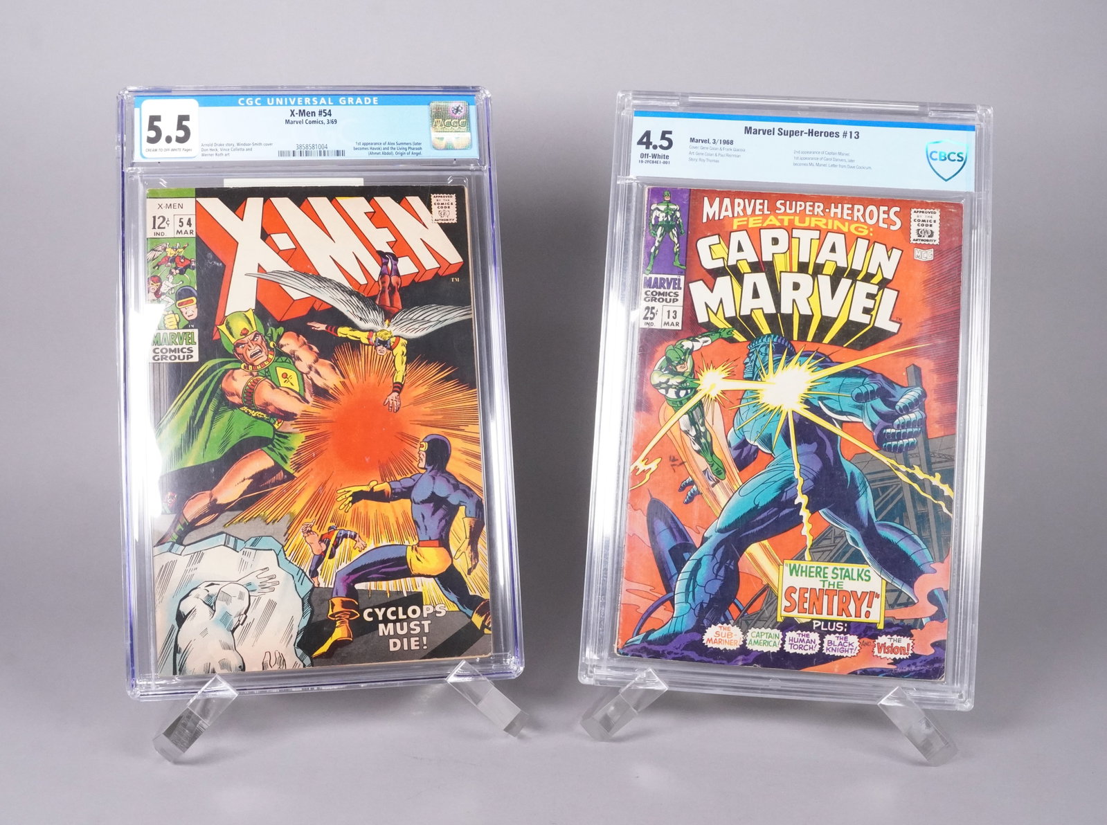 2 vintage Marvel comics CGC: 2 vintage Marvel comic books, CGC graded.