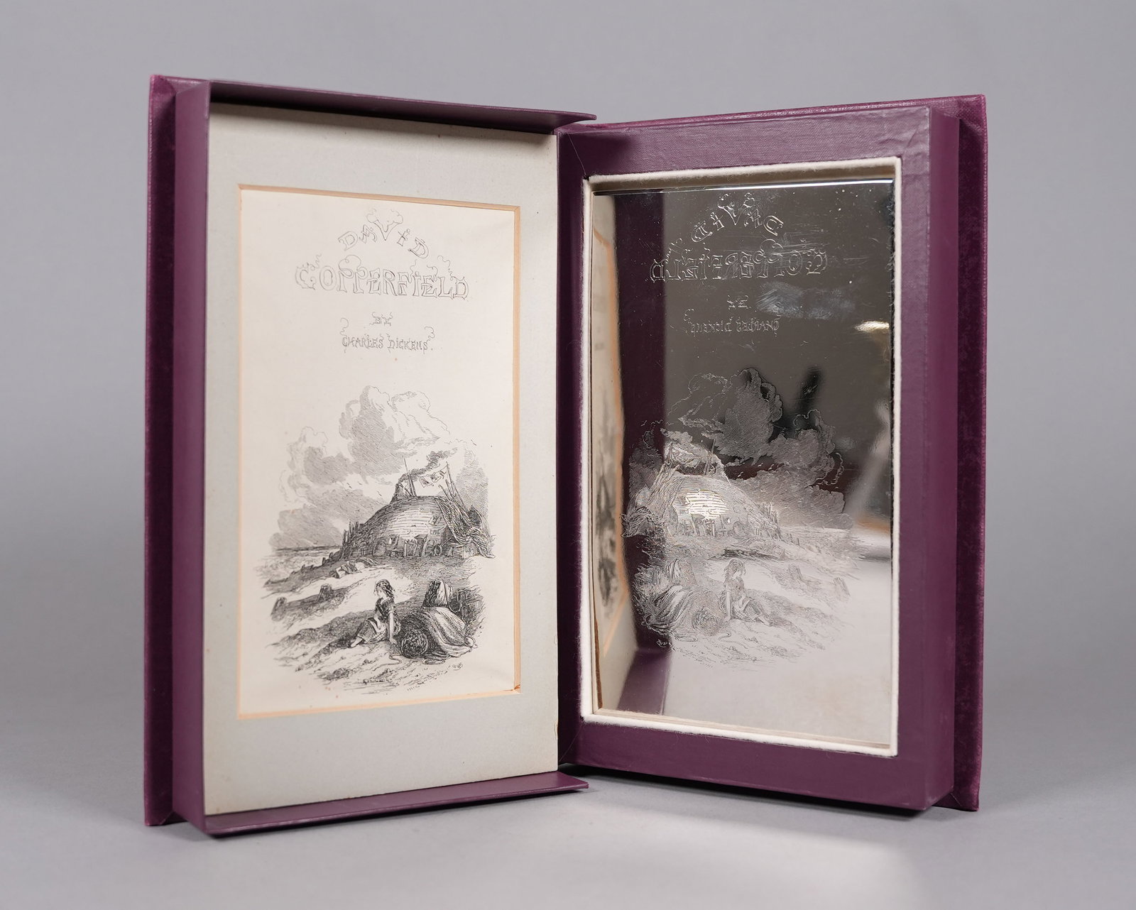 The Nonesuch Plate of David Copperfield Authentic: The Nonesuch, Plate of David Copperfield with authenticity. Dickens, good condition, comes with original invoice.
