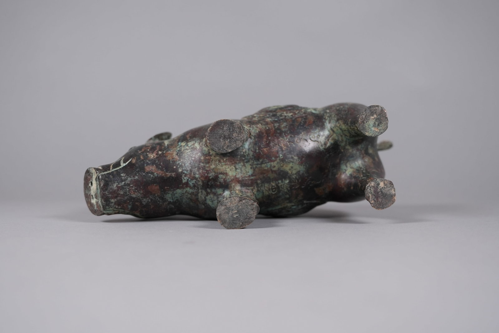 2 Chinese bronze finials - 6