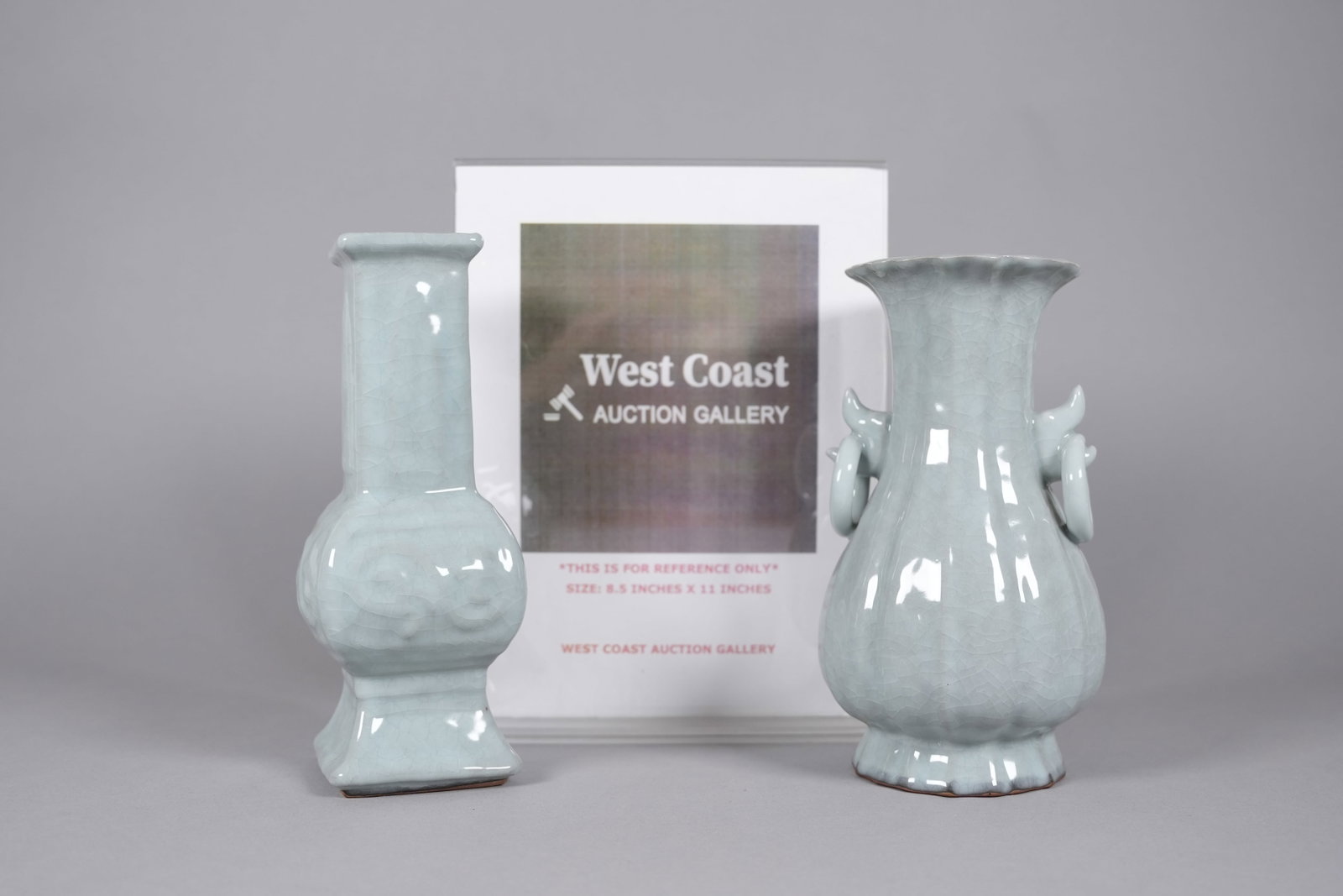 2 Chinese celadon vase - 2
