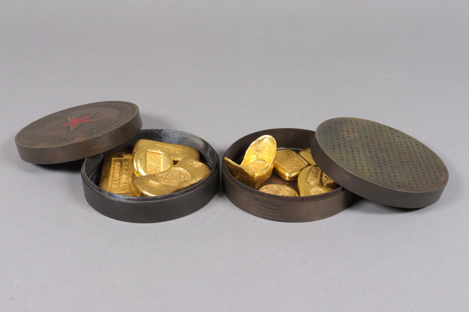 Lots Chinese ingots ungraded: Lots Chinese ingots ungraded, we do not guarantee its grading, age, material, engraving and carvings. Condition selling it as is. All sales are final, no return.