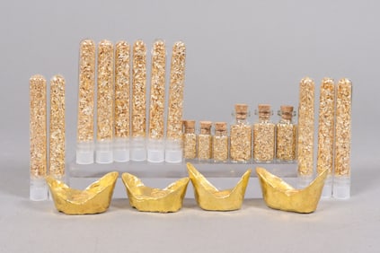 Lots Chinese ingots ungraded