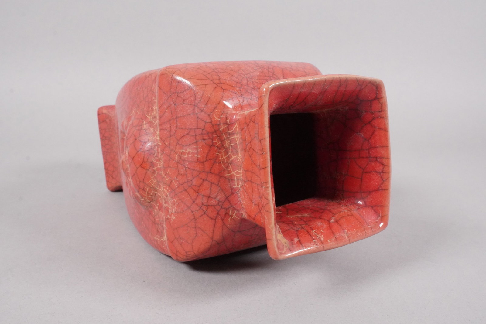 2 Chinese red vase - 5