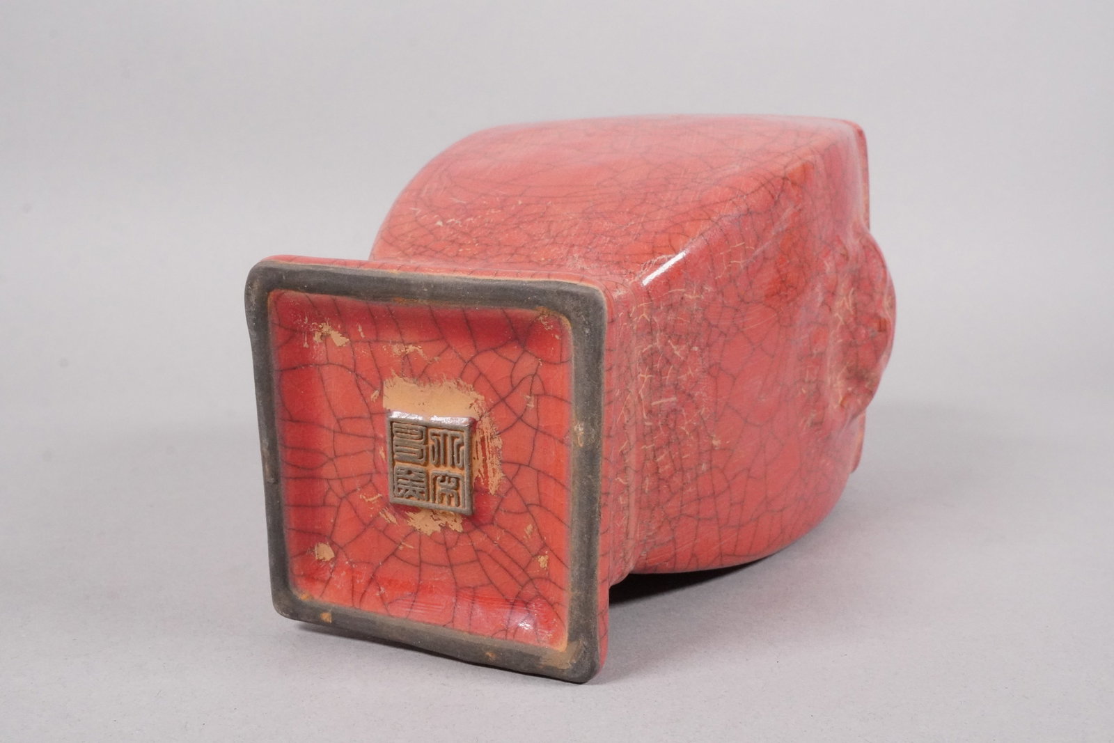 2 Chinese red vase - 6