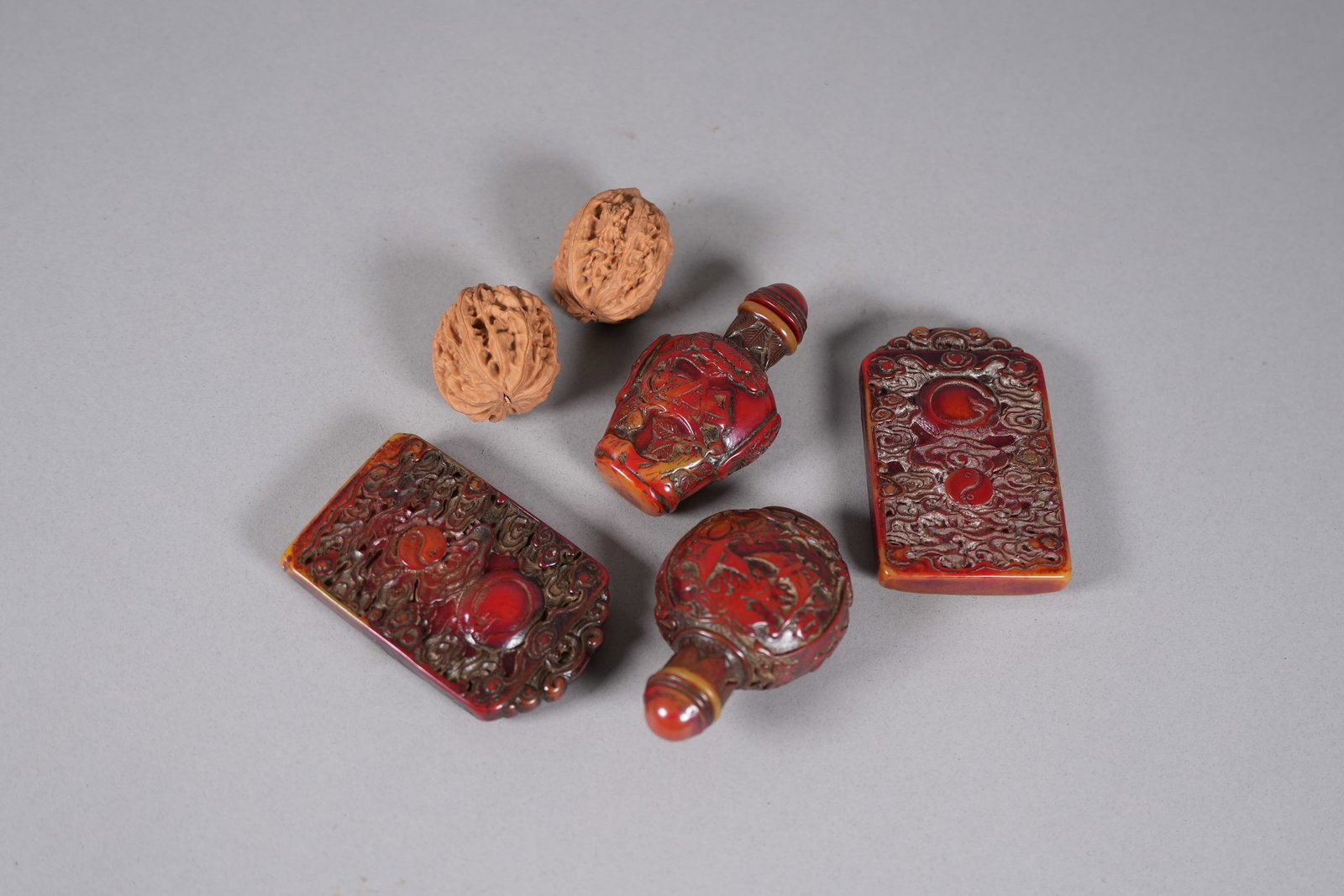 Lots Chinese carved items - 4