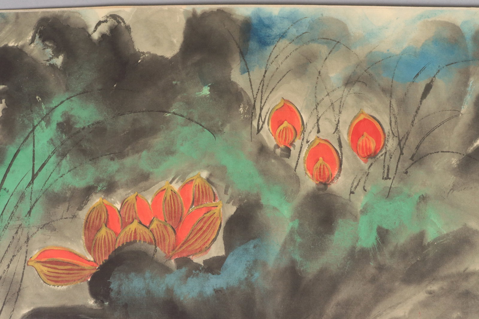 Lots Chinese art scrolls - 7