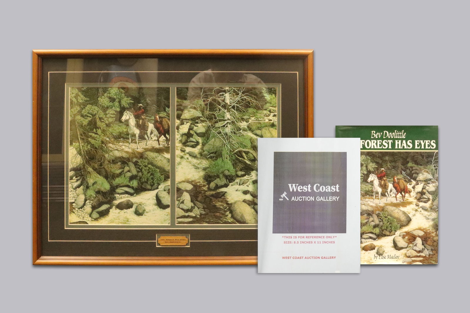 Bev Doolittle framed art - 2