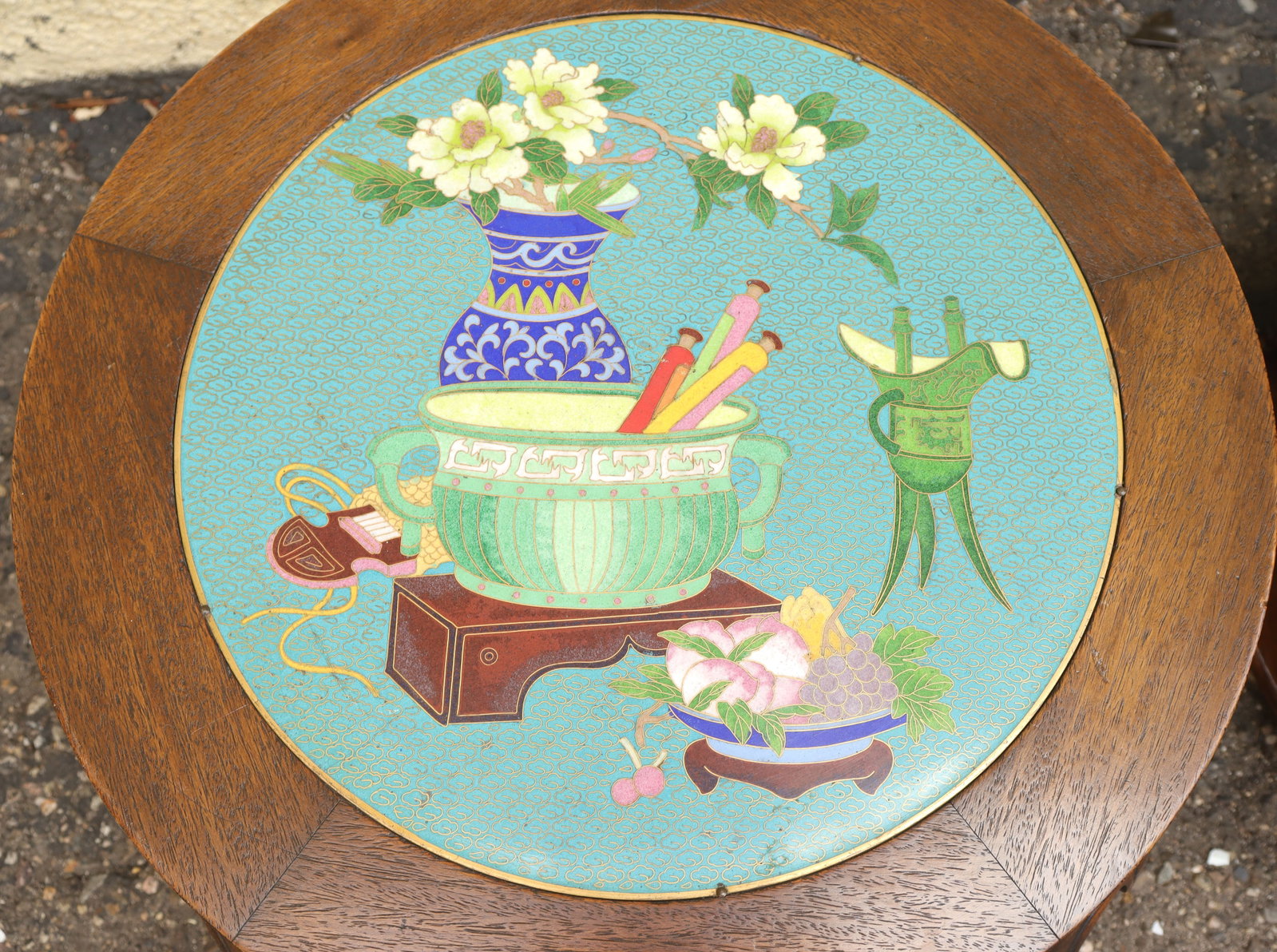 2 Chinese antique drum stool - 3