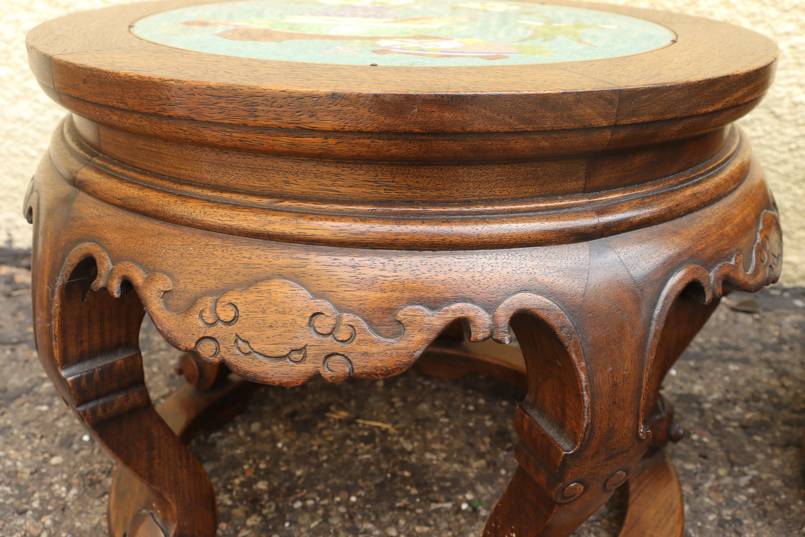 2 Chinese antique drum stool - 5