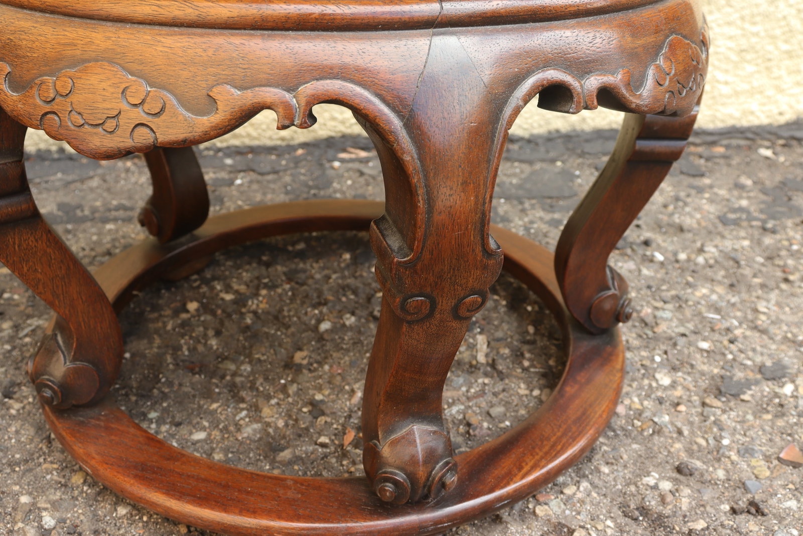 2 Chinese antique drum stool - 6