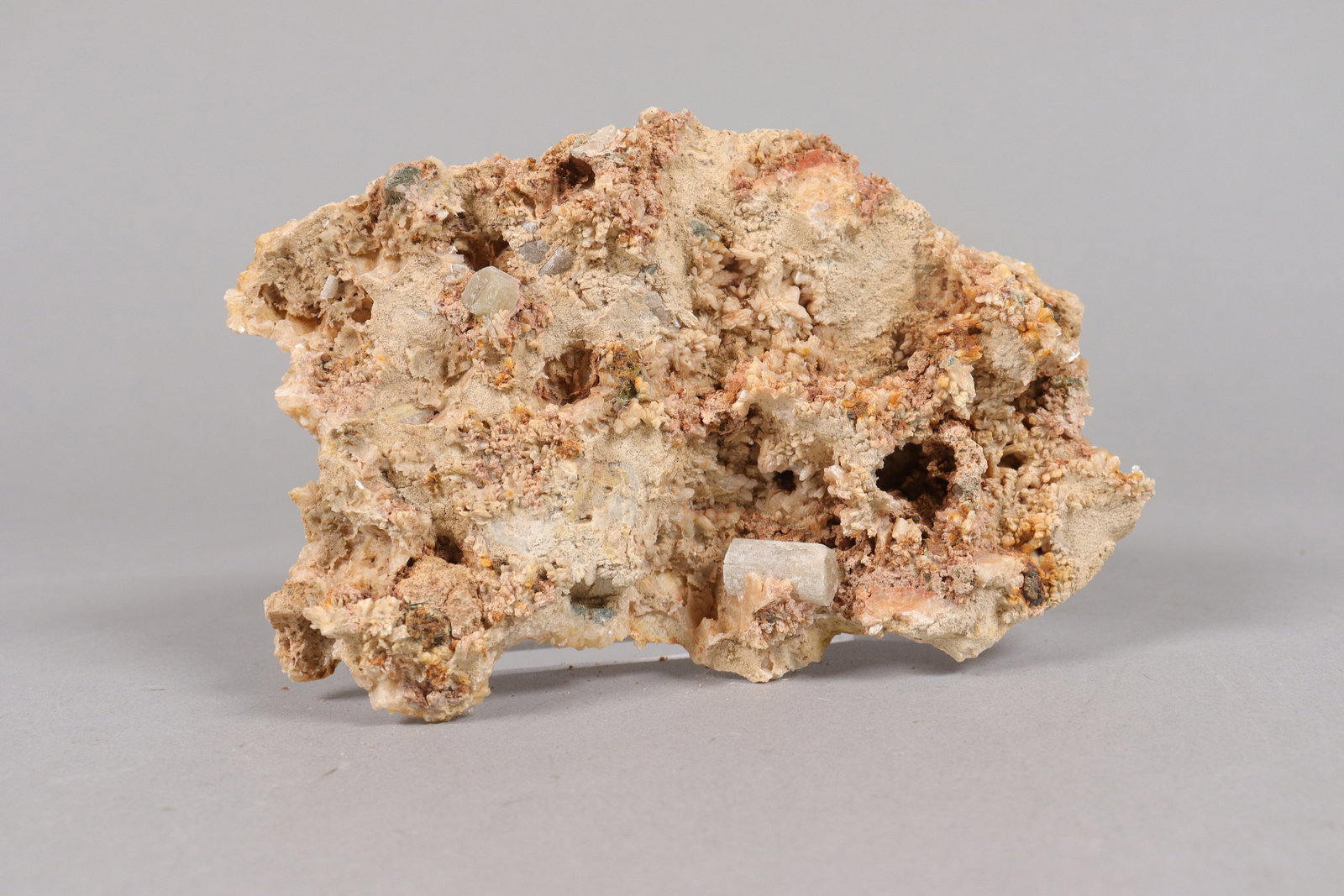 Lots fine geodes boulder - 4