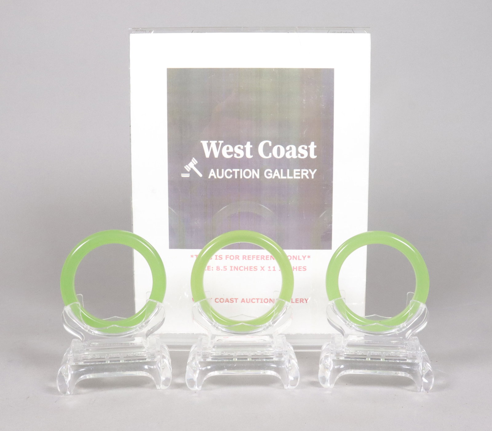 Lots Chinese green bangles - 2