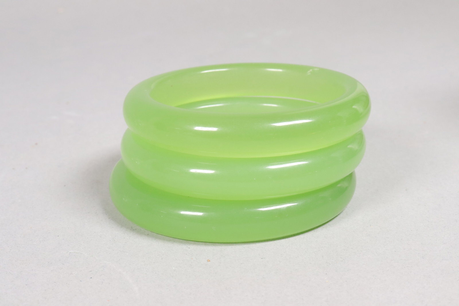 Lots Chinese green bangles - 6