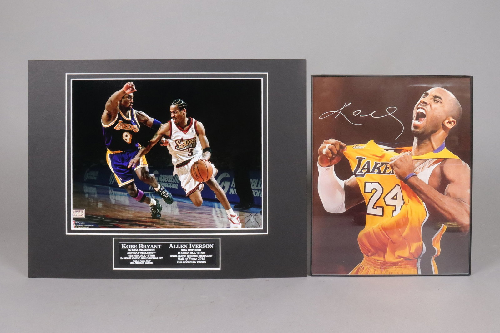 Lots Kobe items ungraded: Lots Kobe Bryan items, ungraded. We do not guarantee its authenticity. All sales are final, no return.