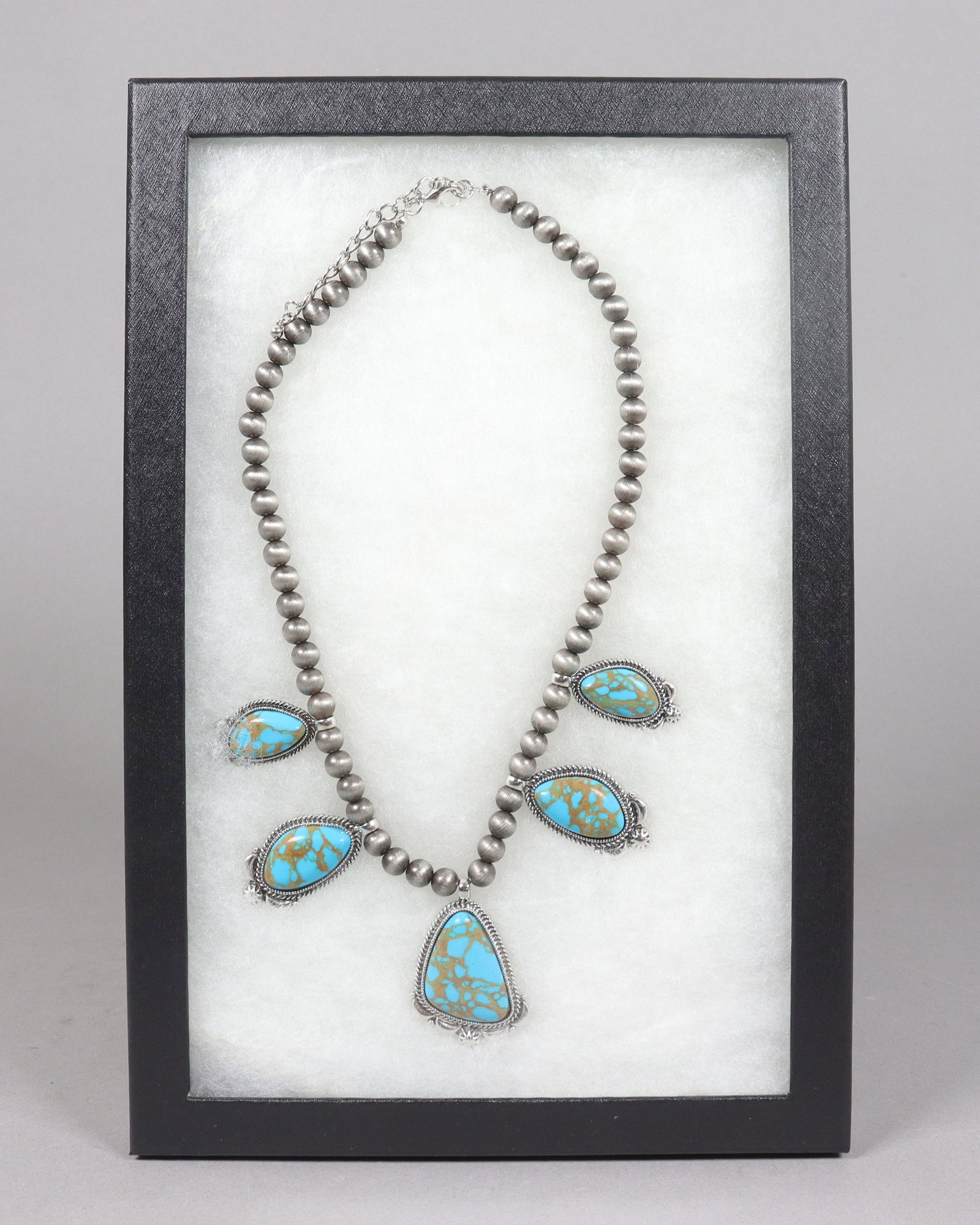 A fine turquoise necklace: A fine turquoise necklace. All sales are final, no return.