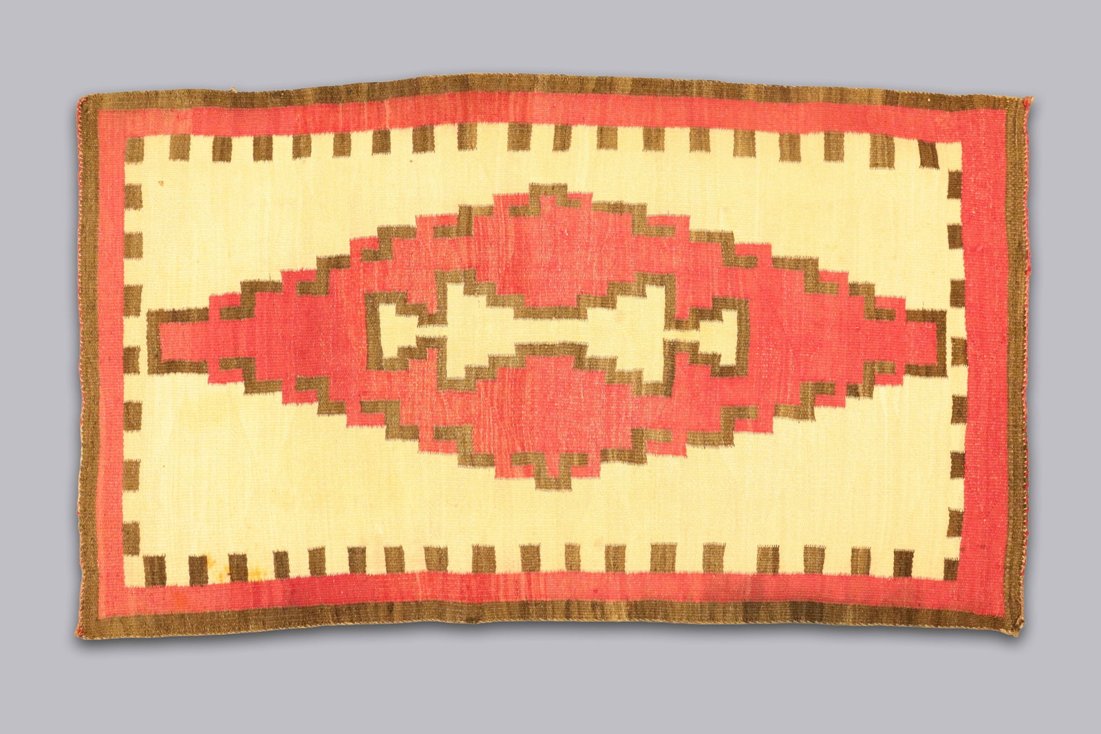 Antique Indian rug: Antique Indian rug. Condition selling it as is. H: 37.5" x W: 65.5."